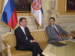 3 July 2013 The National Assembly Speaker and the Slovenian National Assembly President